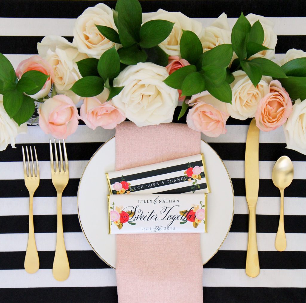 Sweet Paper Shop Candy Bar Wrappers Personalized Favor Stripes Rose Floral Botanical Wedding 3 1800x1800 | 2020 Wedding Trends That Inspire | Blogs