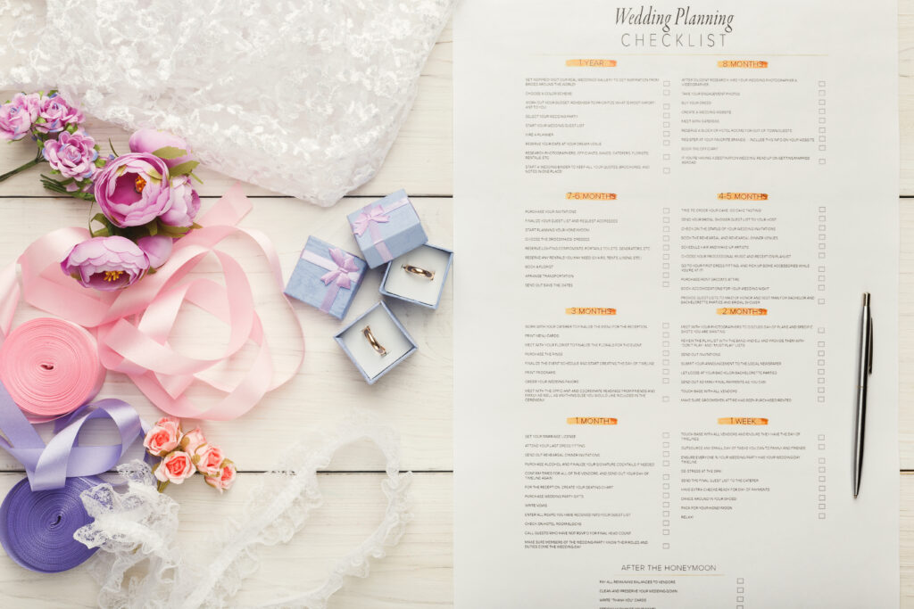 wedding planning checklist